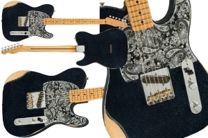Secret agent esquire pickup - Composite view of guitars