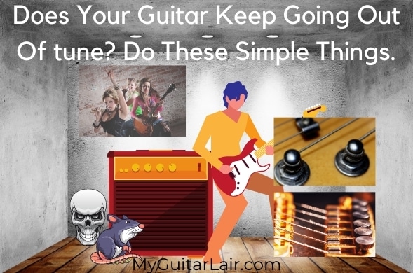 How to keep an electric guitar in tune - Featured Image