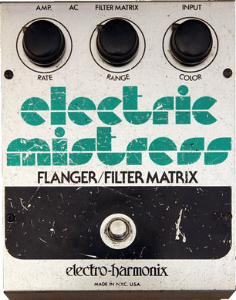 An Electro Harmonix "Electric Mistress" flanger.