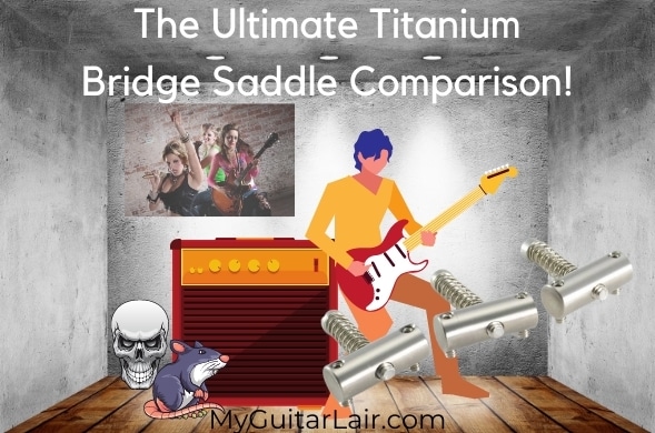 Titanium Guitar Saddles - Featured Image