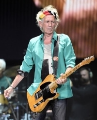Best Telecaster Players - Keith Richards onstage with The Rolling Stones