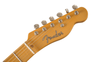 Best Telecaster Players - A Fender Nocaster Guitar Headstock
