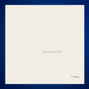 The cover of the Beatles "White Album"