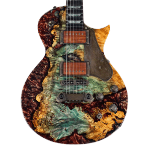 Cool Guitar Finishes - An ESP "Eclipse" Les Paul style guitar