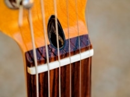 Cool Guitar Finishes - An electric guitar nut