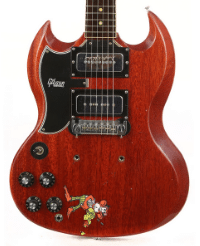 Gibson SG Electric Guitar - A closeup of the Custom Shop guitar