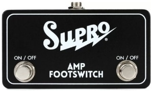 Supro Delta King 10 Review – The optional Supro SF2 2-button footswitch