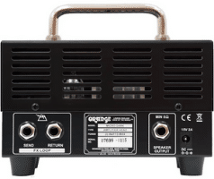 Orange Micro Dark Review – Rear view of amplifier