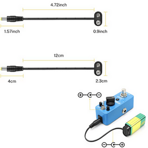 Donner Reverb Pedal Review - 9V Battery Clip Connector Converter