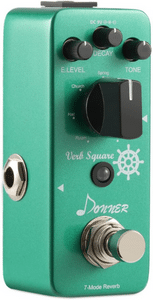Donner Reverb Pedal Review – Left view from above
