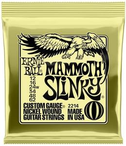 Guitar String Gauge Guide - An Ernie Ball "Mammoth Slinky" string set