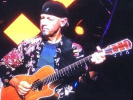 Jethro Tull Live At Montreux Blu Ray – Martin Barre playing acoustic guitar