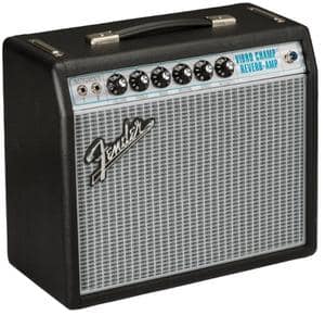 Fender 68 Custom Vibro Champ Reverb Review – A left-sided view of the amp