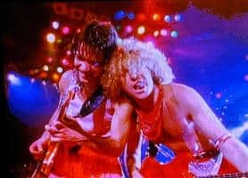 Van Halen Live Without A Net DVD - Eddie and Sammy onstage