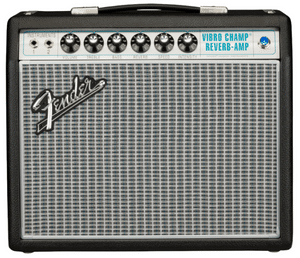 Fender 68 Custom Vibro Champ Reverb Review - Front view of the amp