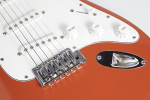 Humbucker Pickups Vs Single Coil - A guitar with three single coil pickups.
