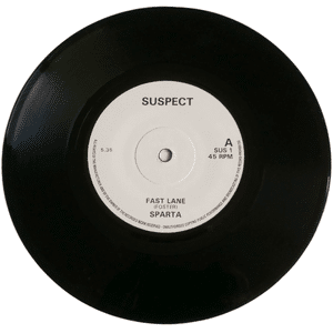 Sparta UK - "Fast Lane" on vinyl (45 RPM).