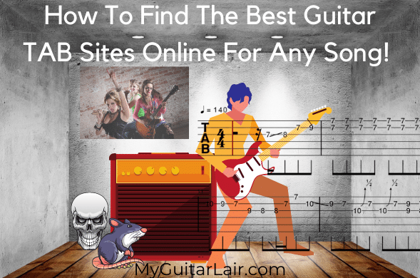 Best Guitar TAB Sites – Featured Image.