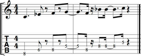 Best Guitar TAB Sites – Music that is a combination of TAB and standard notation.