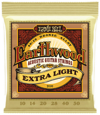 Playing Guitar With Arthritis - A set of Ernie Ball Extra Light acoustic strings.