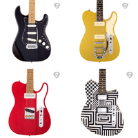 Who Plays Reverend Guitars - Four Reverend "Signature Series" guitars