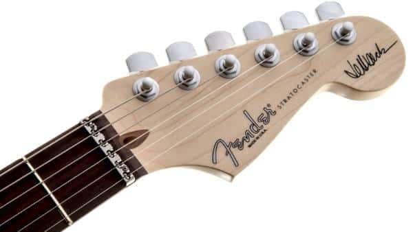 Fender Jeff Beck Stratocaster - The guitar's headstock.