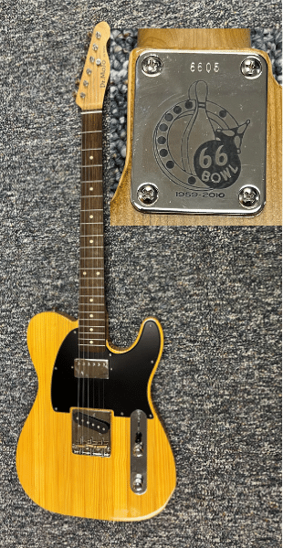 Dr Mojo - A Dr. Mojo 66 Bowl Number Tele with a roasted maple neck