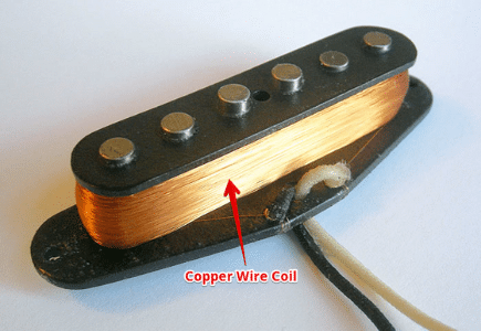 Guitar Pickups Cutting Out - Copper wire pickup coil