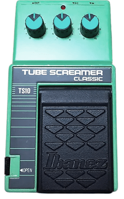 Ibanez Tube Screamer Settings - A vintage TS-10 Tube Screamer overdrive pedal