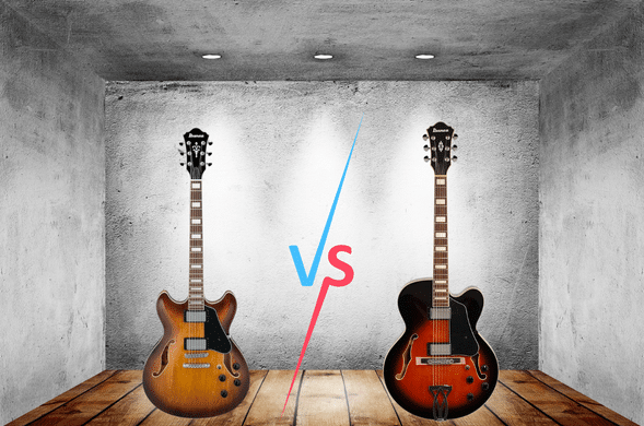 Semi Hollow Body Vs Hollow Body - Featured Image