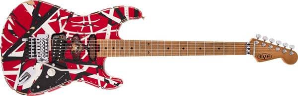 Do Strats Have A Compound Radius - EVH Striped Series Frankenstein Relic guitar