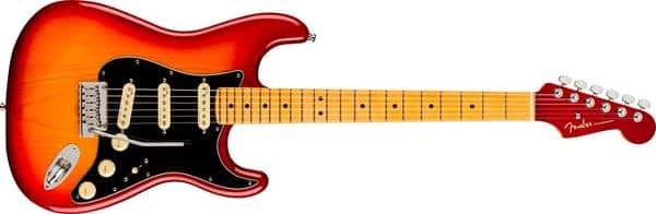 Do Strats Have A Compound Radius - Fender American Ultra Luxe Stratocaster Plasma Red Burst with Maple Fingerboard