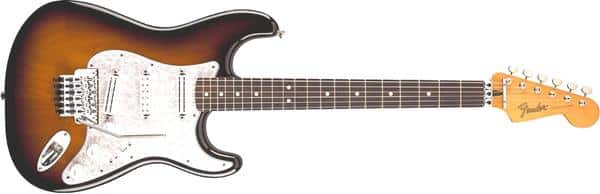 Do Strats Have A Compound Radius - Fender Dave Murray Stratocaster - Rosewood, Two-Tone Sunburst