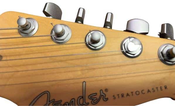 Are Locking Tuners Worth It - Locking tuners on a Fender Stratocaster