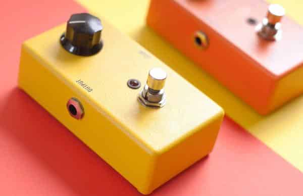 Pedal Vs Amp Distortion And Overdrive – An image of an overdrive and a distortion pedal