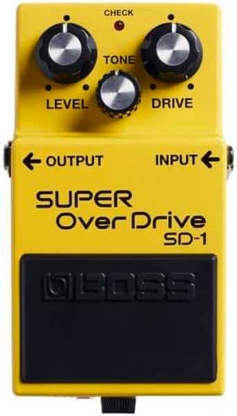 Pedal Vs Amp Distortion And Overdrive - A Boss Super Overdrive SD-1 pedal