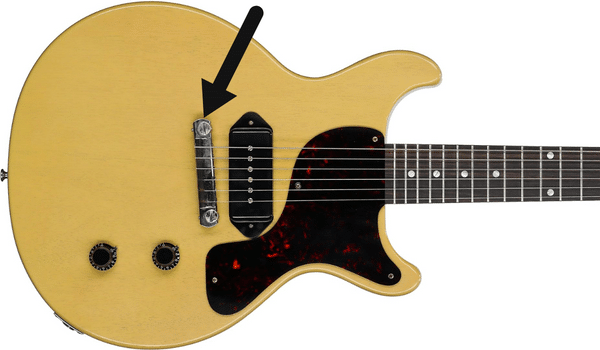 Tune-O-Matic Vs Wrap-Around Bridge - A Gibson Les Paul Junior guitar