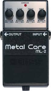 Why Do Guitarists Use So Many Pedals – A Boss ML-2 Metal Core pedal