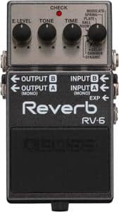 Why Do Guitarists Use So Many Pedals – A Boss stereo reverb pedal
