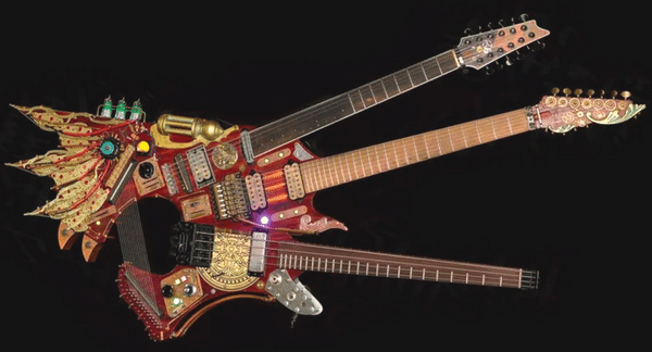 Why Guitarists Change Guitars Between Songs – Steve Vai's Ibanez Hydra guitar