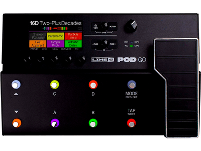 How Many Guitar Pedals - Line-6 POD Multi-effects unit