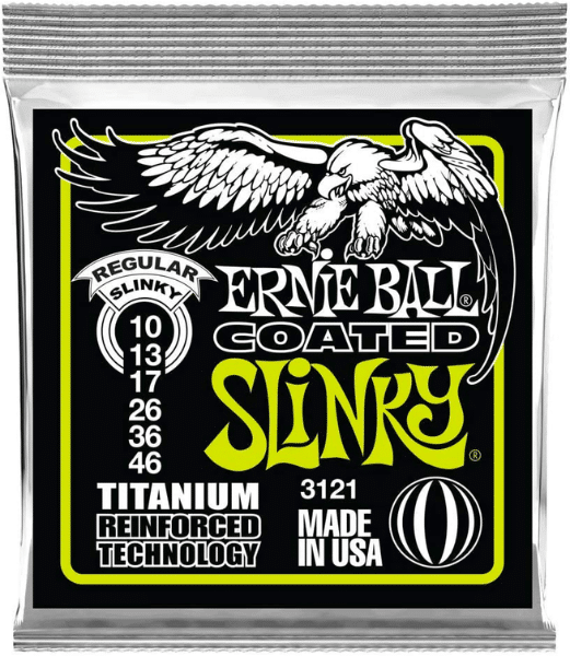 Coated Vs Uncoated Guitar Strings - Ernie Ball coated electric guitar strings