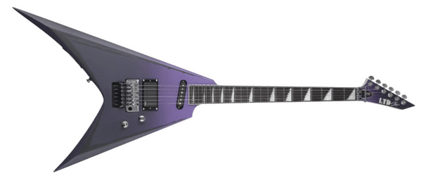 Does Vibrato Increase Sustain - ESP LTD Alexi Ripped in Purple Fade Satin