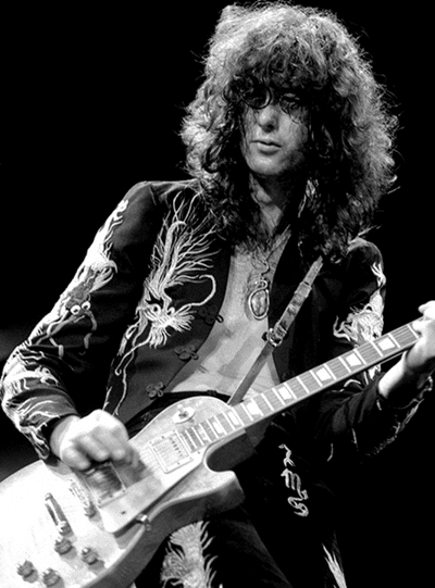 Does Vibrato Increase Sustain - Jimmy Page playing a Les Paul guitar