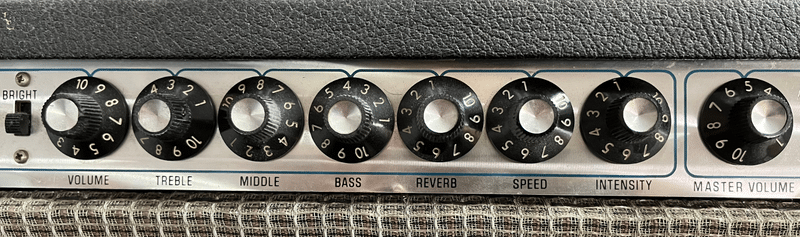 Make A Fender Amp Sound Like A Marshall - Fender Quad Reverb control panelMake A Fender Amp Sound Like A Marshall - Fender Quad Reverb control panel
