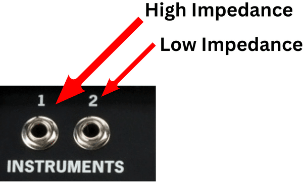 Why Do Guitar Amps Have Two Inputs - High versus low impedance input jacks