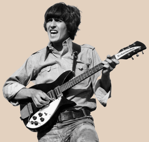 How Many Guitars Do You Really Need - George Harrison playing guitar onstage